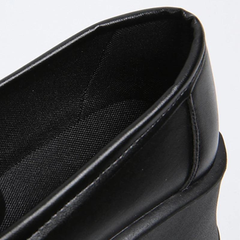 Lucyever Women's Loafers 2024 Spring British Style Slip On Platform Mary Jane Shoes Woman Japanese Jk Uniform Lolita Shoes Women