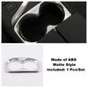 Water Cup Holder Frame Cover Trim For Peugeot 3008 5008 GT 2017 -  ABS Carbon Fiber / Matte Decoration Interior Accessories
