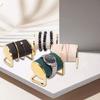 Elegancki Uchwyt do Przechowywania Biżuterii Uchwyt na Bransoletki Stojak na Bransoletki Stojak do Przechowywania Biżuterii Stojak na Bransoletki Metaliczna Faktura