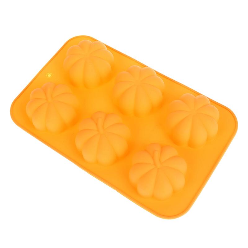 Pumpkin Silicone Molds Thanksgiving Fall Theme Ice Cube Tray Silicone Mold Muffin Chocolate Harvest Cake Baking Decoration Mould