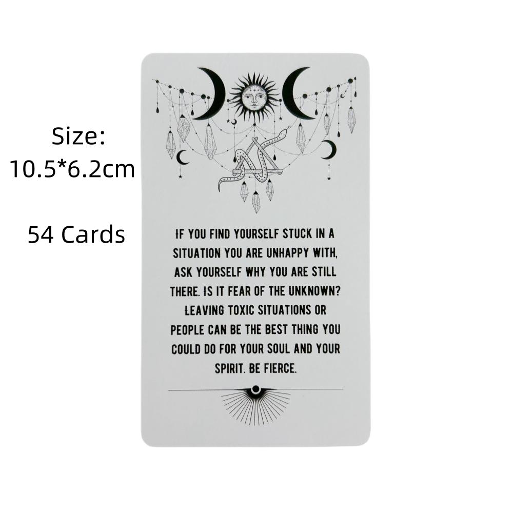 Spirit Messages Oracle Cards Divination Deck English Vision Edition Tarot Board Playing Game For Party