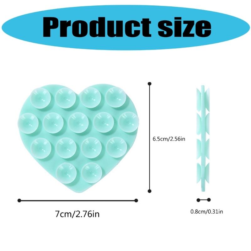 Suction Phone Case Mount,Silicone Phone Suction Grip for Smartphone AntiSlip Handsfree Mobile Holder