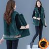 Women's Lamb Fleece Vest Coat Autumn and Winter Keep Warm Korean Fashion Fleece Thickening Fur In One Vest Retro Solid Color