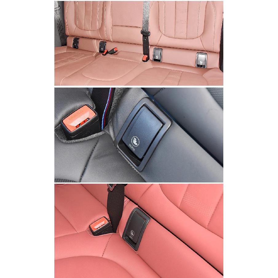 For BMW X6 G06 Rear Child Seat Anchor Safety ISOFIX Cover Restraint Replacement Car Accessories Backseat Buckle Cover 2020-2026