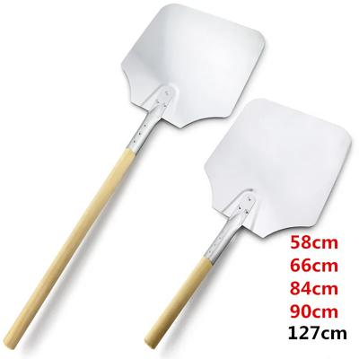 58 56 66 cm Aluminium Pizza Schaufel mit Holzgriff Kuchen Schaufel Backen Werkzeuge Käse Cutter Peelings Lifter Werkzeug Pizza Schaufel