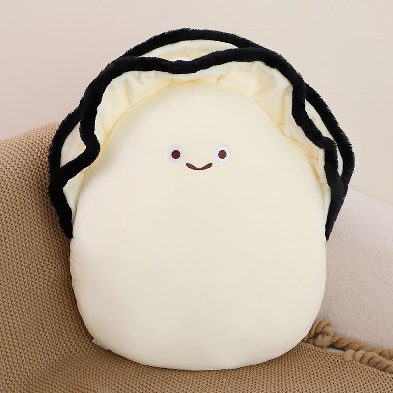 Cartoon Simulation Oyster Plush Toy With Expression Surprise Happy Oyster Plush Pillow Cushion Soft And Comfortable Feel