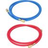 2Pcs Refrigerant Charging Hose, AC Charging Hoses Tube, Fluoride Adding Tube for Air Conditioner Outside Unit Repair Tool (R410 special 1.5 meters)