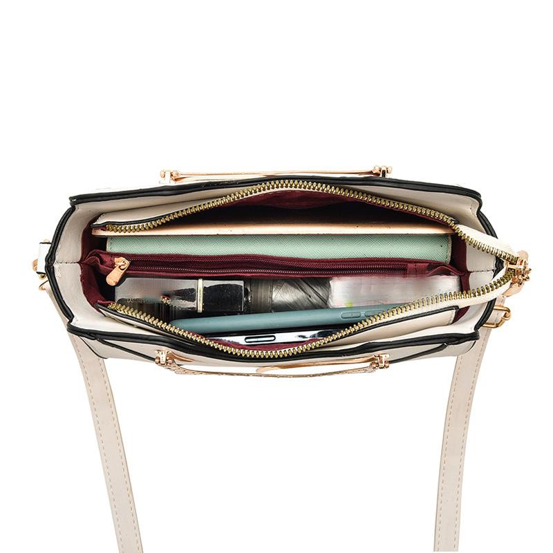 Cat Shaped Handle Women Handbag Trendy And Fashionable Solid Color Simple And Casual Crossbody Shoulder Shell Bag