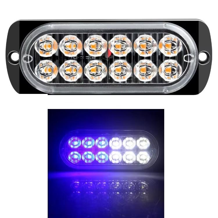 12LED Car Emergency Strobe Lights Truck Side Light 12V 24V Trailer Motorcycle Flashing Beacon Lamp Warning Police Lamps