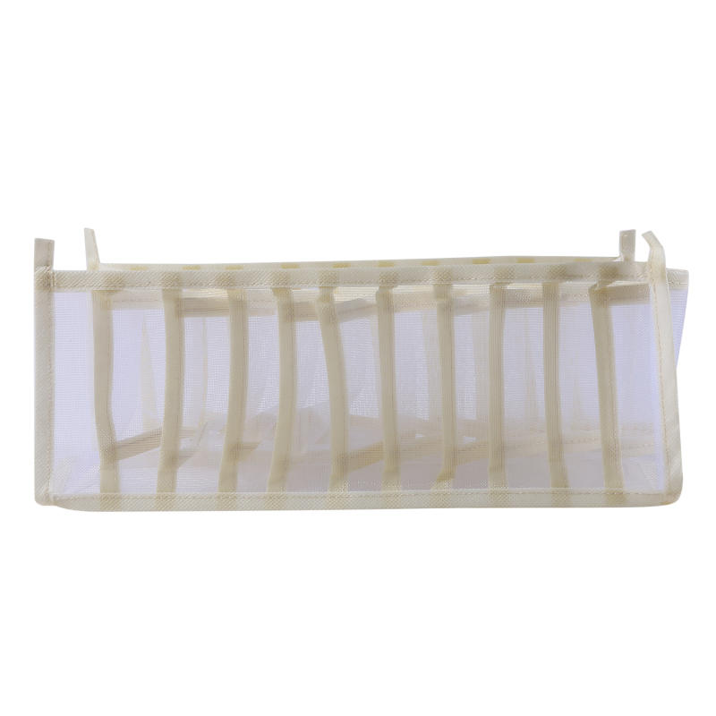 Multi-Grid Foldable Drawer-Type Underwear Socks Panties Organizer Bag Space-Saving Collapsible Closet Clothes Organizer Storage Box