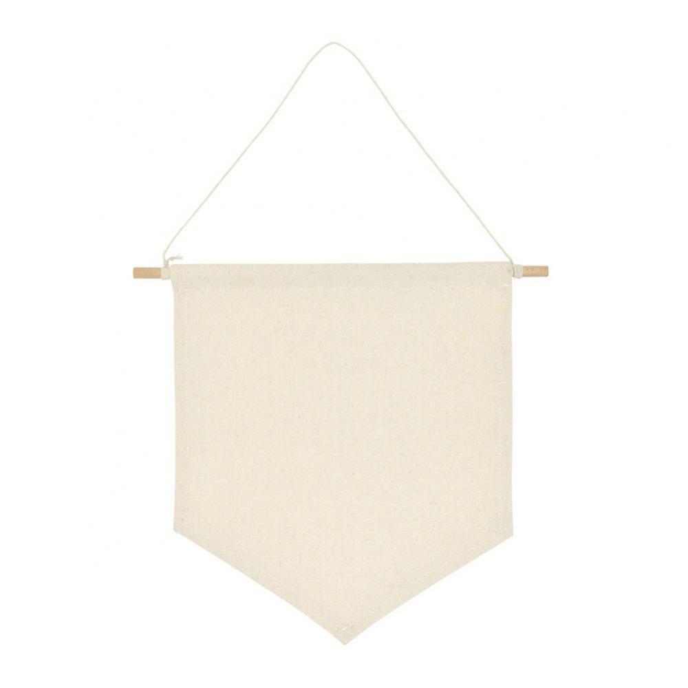 Nordic Style Blank Cotton Brooch Pin Badge Holder Wall Display Pennant Lapels Collection Canvas Bunting Kids Room Ornament