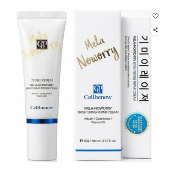 Cellvnew Melano Worry Whitening Repair Cream Brightening Dark Spot Care 60ml