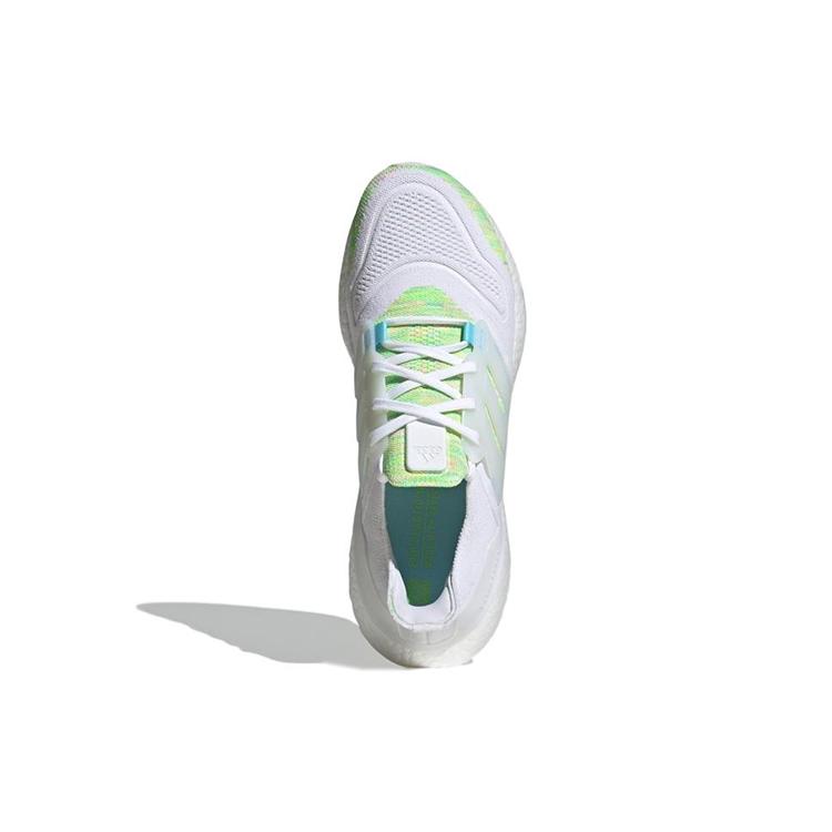 New Adidas Ultra Boost 22 White Bliss Blue Solar Green GX5913