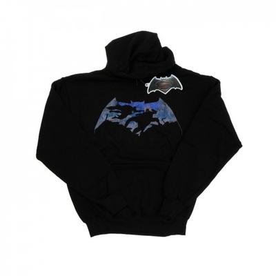 Mens Batman V Superman Battle Silhouette Hoodie