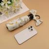 Automatic Sunshade Umbrella with Fresh Floral Design, Suitable for Both Sunny and Rainy Weather, Compact and Portable, Sun Protection Umbrella