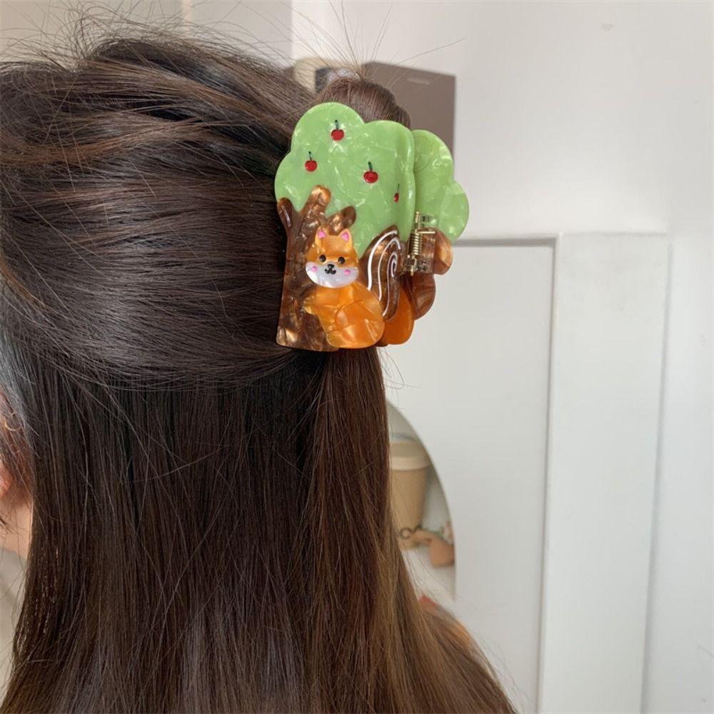 Headwear Acetate Hair Claw Cartoon Bird Shark Clip Fashion Animal Hair Clip Daily