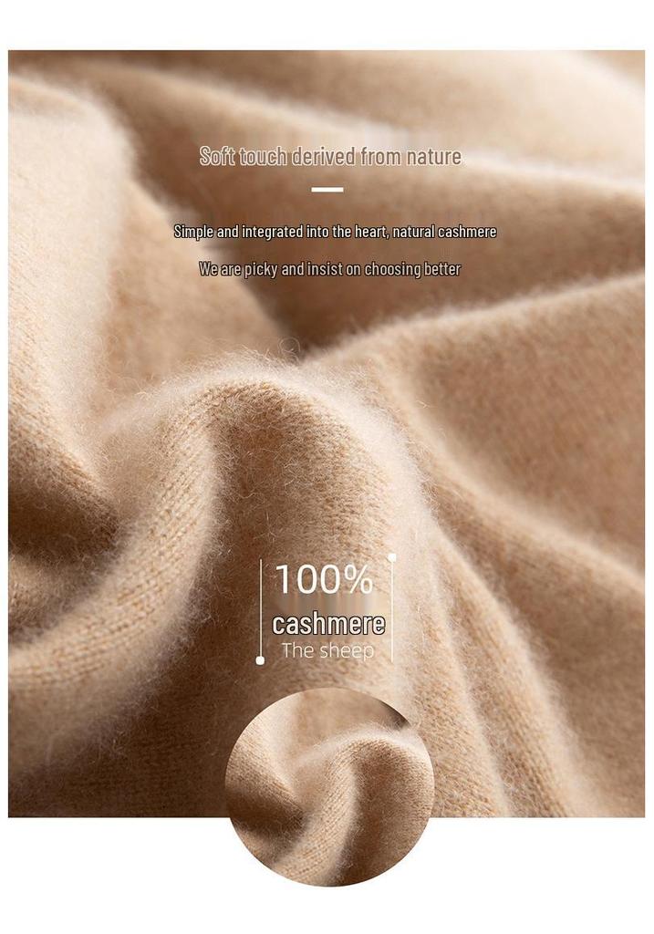 Le Ka Sha Women's 100% Pure Cashmere Turtleneck Pullover, Autumn/Winter 2026, Rolled Edge, 12-Gauge Knit Base Layer.