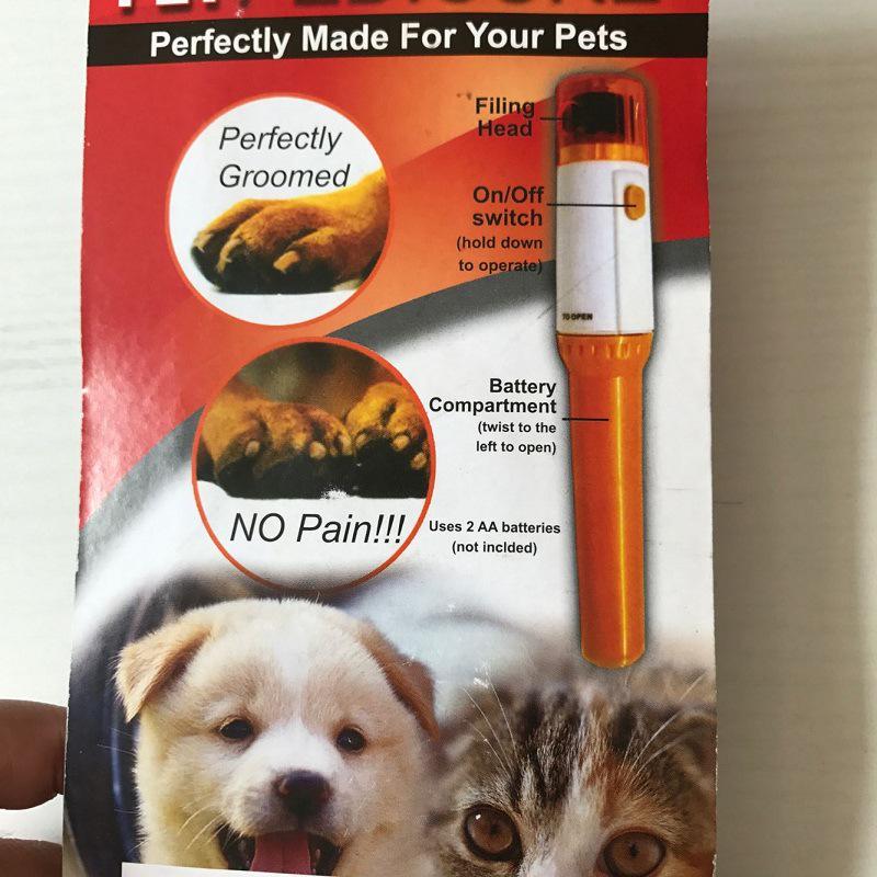 PETPEDICURE Automatic Pet Nail Grinder - Electric Grooming Tool for Cats and Dogs