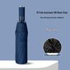 Large Automatic Windproof Umbrella: Dual Use for Sun and Rain, Black Glue Sunshade