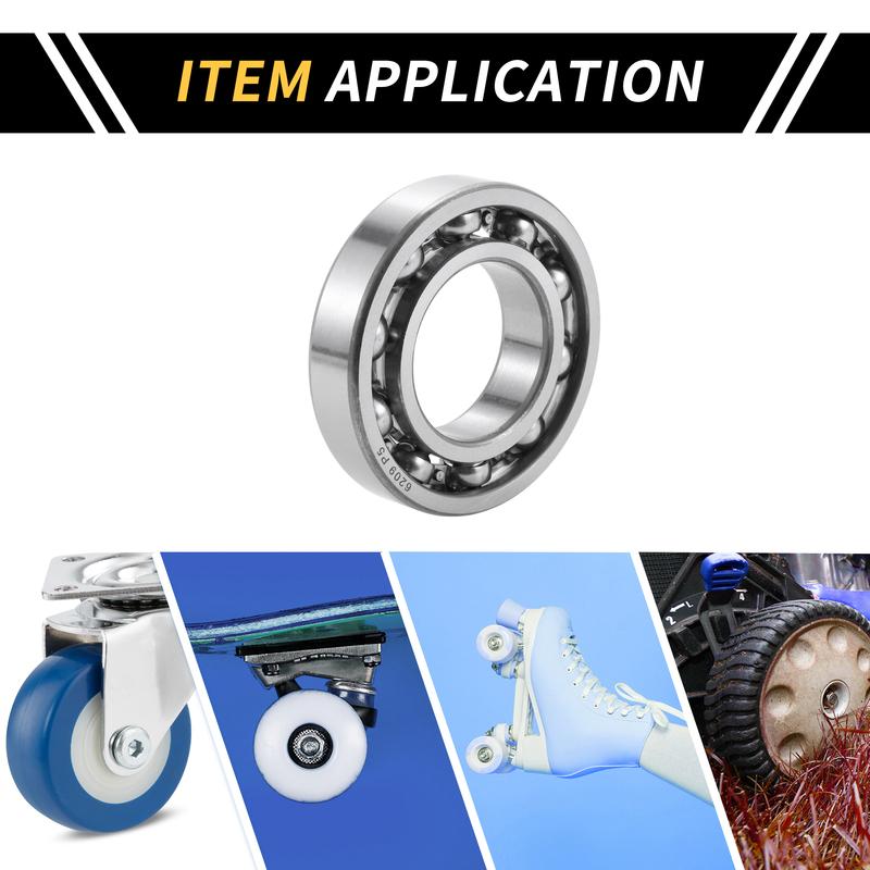 Motoforti Universal Deep Groove Ball Bearings Scooter Skateboard Wheel 45x85x19mm Lubricated Bearings Open Type