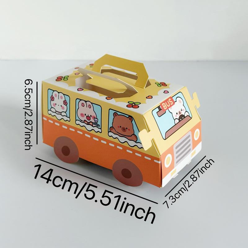 Festive Cartoon Car Candy Box - Baby Gift & Birthday Souvenir