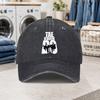 Taekwondo Washed Baseball Cap  Adjustable Lightweight Duckbill Cap