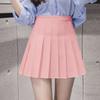 (SU)Fashion Women High Waist Pleated Casual Solid A-Line Slim Short Fit Mini Skirts