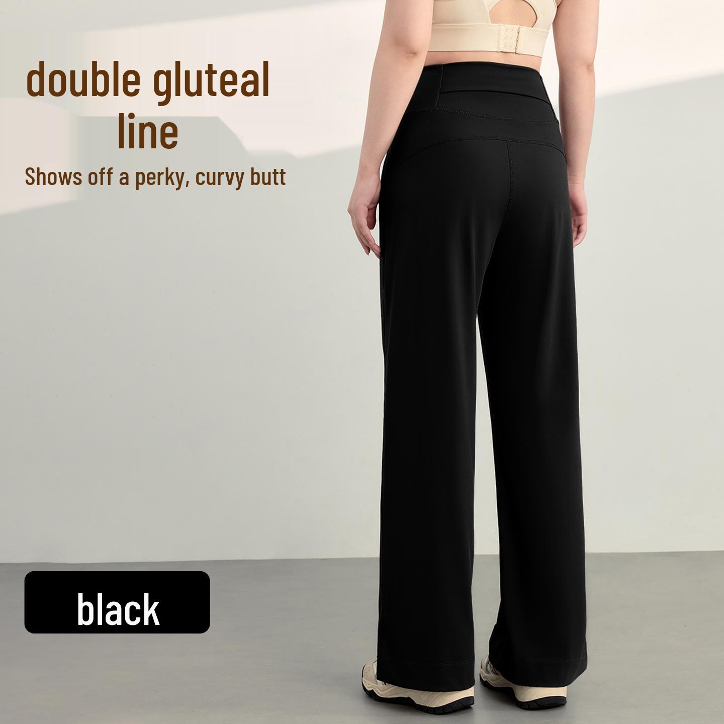 

Женские утягивающие брюки для йоги широкого кроя больших размеров для бега и фитнеса 4XL (180-200 jin)