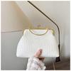 Solid Shaped Shell Color Single Shoulder Crossbody Bag Handbag Women Fashion