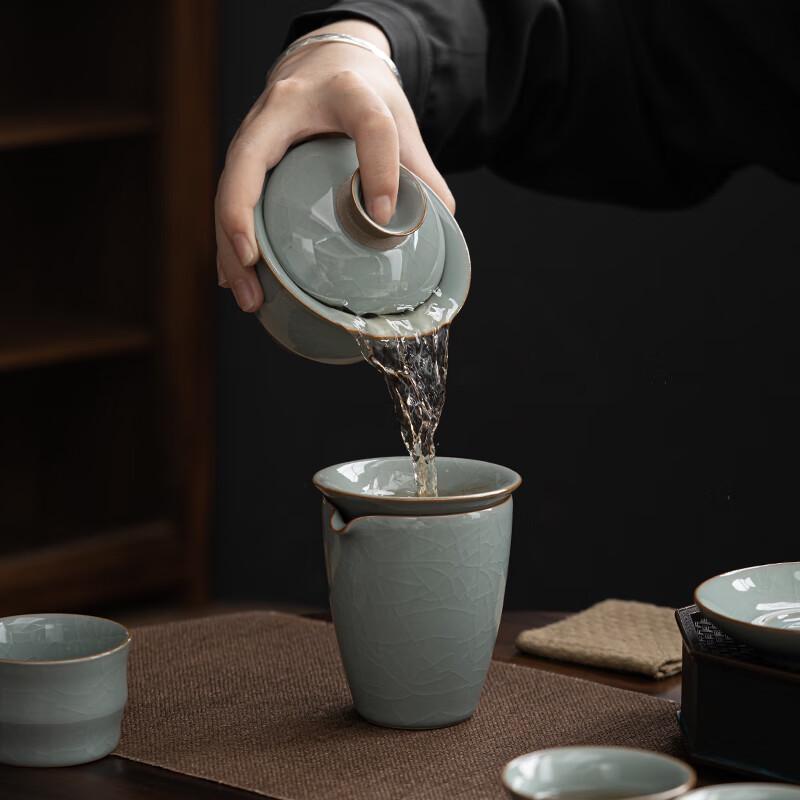 Ge Kiln Ceramic Kung Fu Tea Ceremony Set