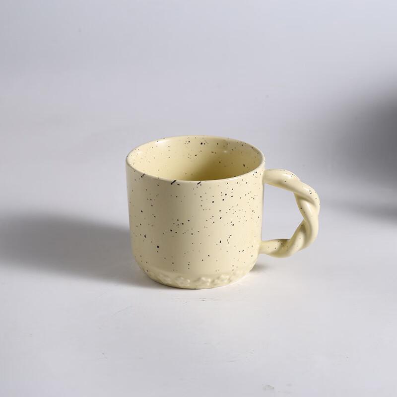 

Ink Splash Ceramic Mug with Twist Handle