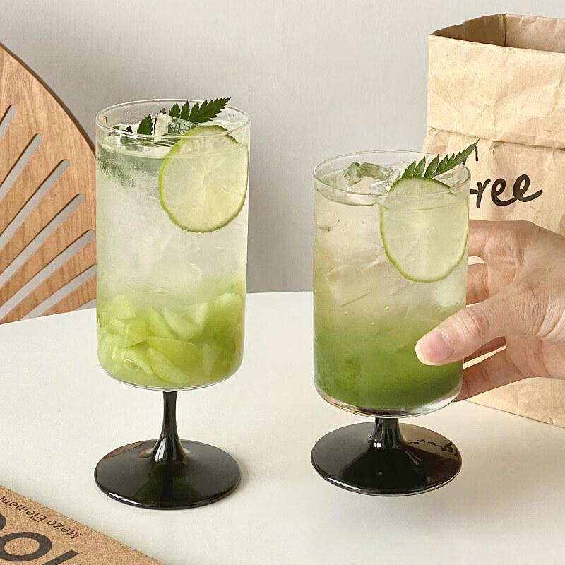 ZISIZ Handmade Glass Juice Goblet