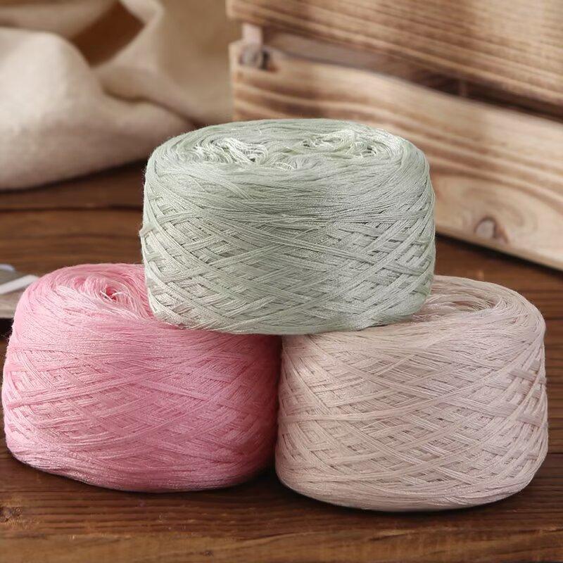 No. 7 Lace Thread Silk Cotton Ice Silk Diy Hand-Woven Summer Braided Thread Crocheted Thread Short-Sleeved Skirt Soft And Free
