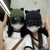 Baseball Cap Cool And Unique Sunglasses Reversible Baseball Cap Niche Cat Ear Hat