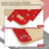Cabinet Slotting Tool Woodworking Slotting Template Suitable for Wardrobe Door Panel Cabinet Door Panel Furniture