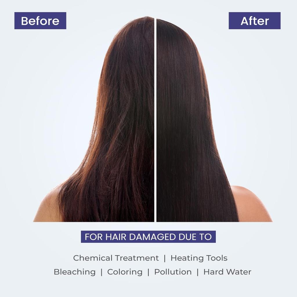 Trichup Pro Damage Repair Unscented Hair Mask 200 Ml For Dry Frizzy Hair Moisture Binding Strength Care Repairing