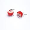 Acrylic Half Apple Penetrating Keychain Accessory