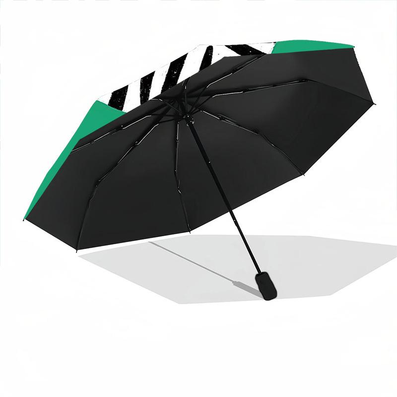 1PC Zebra Sunglasses Automatic Folding Umbrella Portable Collapsible 8-Rib Umbrella for All Seasons, Casual Outdoor Accessory, A45
