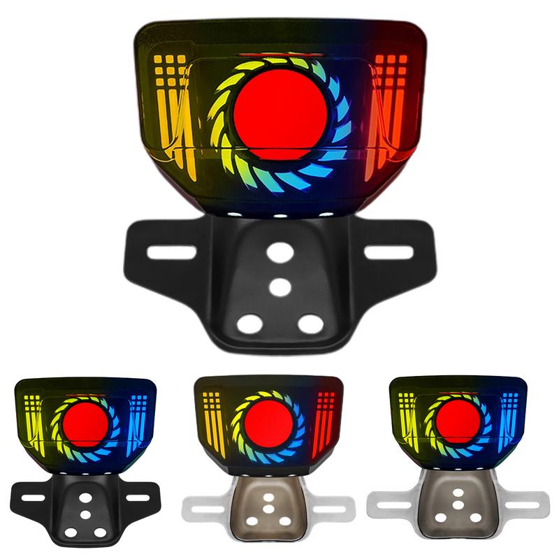 Luz Trasera Universal Luces Traseras de Motocicleta Luces Traseras Led de Motocicleta Impermeable Bombillas de Señal de Giro Accesorios de Motor