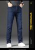 Men's Plus Size Warm Velvet-Lined Denim Pants - Loose, Straight, Winter Casual Wear