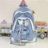 High Value College Style Fresh and Sweet Backpack, Junior High School Students Contrasting Colors, Lightweight and Large-capacity Backpack