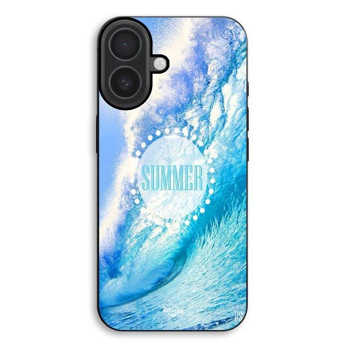 Coque de téléphone - MANIACASE - iPhone 17 - Silicone - Souple - Motif Summer waves