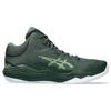 Asics Nova Flow 2 Round Toe Lace-Up Cushioning Breathable Mid-Top Basketball Shoes Men Sneakers Green 1063A071-300