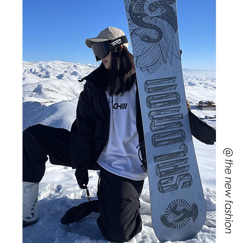 "Vattentät skidoverall för vintern": Unisex, Tjock & Varm, Tvådelad med Huva för Utomhussporter"