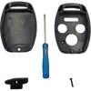 Replacement for 3+1 Buttons Keyless Entry Remote Honda Key Fob Case Fit for Honda 2008-2012 Accord 2006-2013 Civic EX 2009-2015 Pilot Fit for Honda