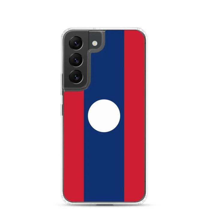 Coque Téléphone - Samsung - Galaxy S24 Ultra - Drapeau Laos - Souple - Flerfarget