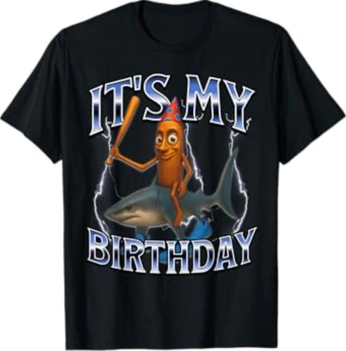 Italian Brainrot Birthday T-Shirt 3XL