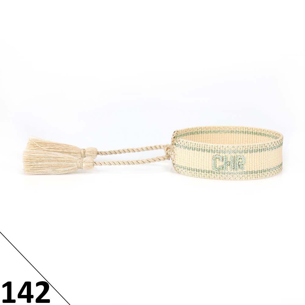 Friendship Letter Bracelet - Hand-Woven Ethnic Style with Polyester Tassels