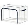 Clear Storage Box Large Capacity Foldable,- and for Home Closet - /66/80/110L