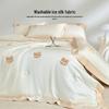 HLA Ice Silk Summer Cooling Quilt 4-Piece Set